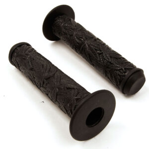 S&M GANJA GRIPS (Dank Green & Black Resin) - Black