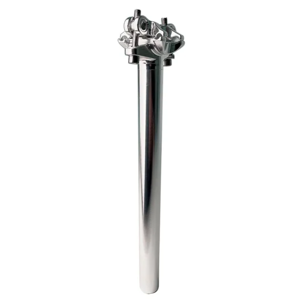 25.4mm Chrome Steel Pillar Seatpost – 350mm Length – For BMX, Cruiser, Urban, Kids Bikes – 228136