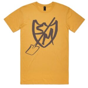 S&M SHOVEL SHIELD TEE (2 COLOR OPTIONS)