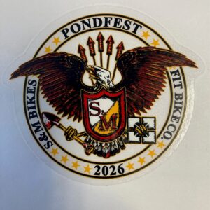 PONDFEST 2026 EAGLE STICKER 3.5" X 3"